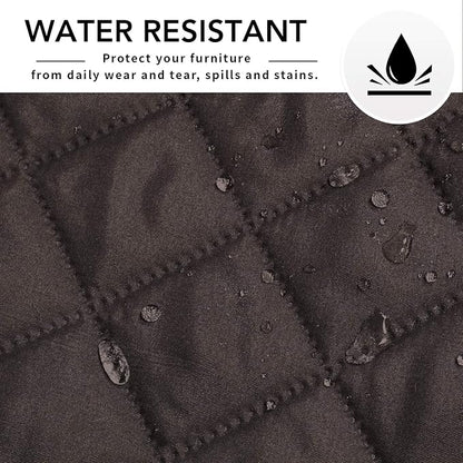 Easy-Going Reversible L-Shape Sectional Couch Cover, Small, Chocolate | Soft Sofa Slipcover For Dogs, Fits Left/Right Chaise Lounge Protector, Water Resistant Mat For Living Room