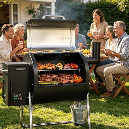 GRISUN Warming Rack for Green Mountain Grill Davy Crockett Pellet Grill, Upper Rack Replacement for GMG-6016, Grill Rack Addition for Doubled Cooking Space (14" x 10" x 3.5")