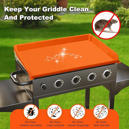 NancyL Griddle Mat Silicone Protective Cover, Full-Edge 28" Grill Cover Blackstone Accessories for Blackstone 28 Inch Griddle, Heavy Duty Food Grade Grill Cover