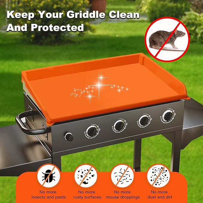 Silicone Griddle Cover Mat for Blackstone 28"XL, Full-Edge Grill Cover Griddle Accessories, Reusable BBQ Grill Mat Griddle Top Cover