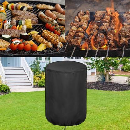 Smoker Cover Fit for Charbroil The Big Easy 3-in-1 Smoker | Waterproof Grill Cover Outdoor Smoker Covers (23" D x 23.5" W x 36" H)