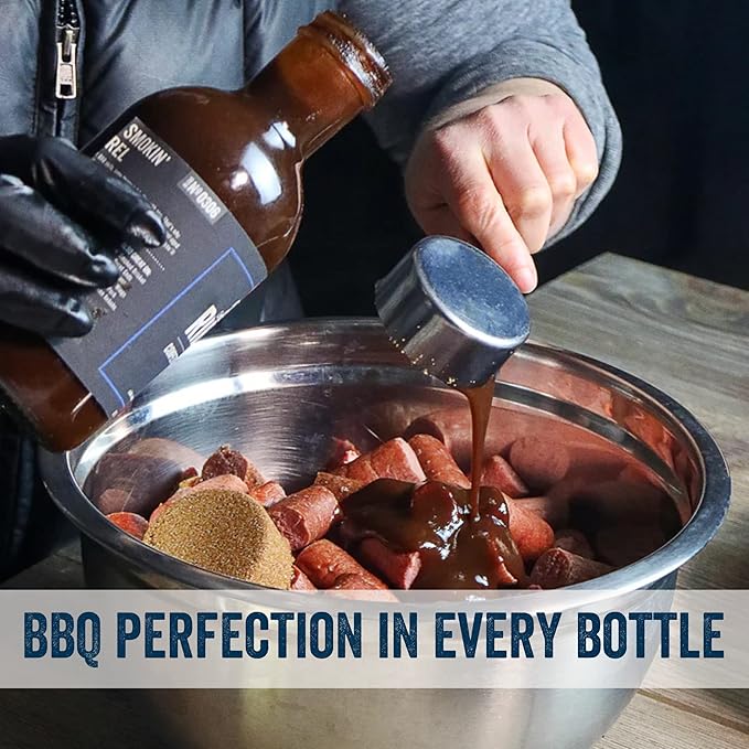 PS Seasoning Blue Ribbon Competition Style BBQ Sauce - All-Purpose Sauce for Grilling, Glazing, Marinating, Basting, Dipping - Great for Spare Ribs, Burnt Ends, BBQ Chicken, Beans, and more