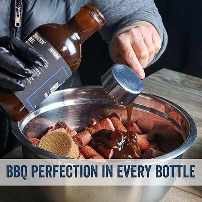 PS Seasoning Blue Ribbon Competition Style BBQ Sauce - All-Purpose Sauce for Grilling, Glazing, Marinating, Basting, Dipping - Great for Spare Ribs, Burnt Ends, BBQ Chicken, Beans, and more