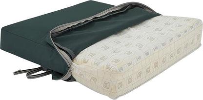 Classic Accessories Ravenna Water-Resistant Patio Lounge Chair/Loveseat Cushion, 25 x 27 x 5 Inch, Mallard Green