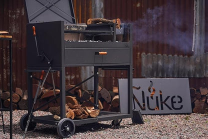 Ñuke Delta Gaucho Firebox Grill- Authentic Argentine Outdoor Cooking Wood or Charcoal