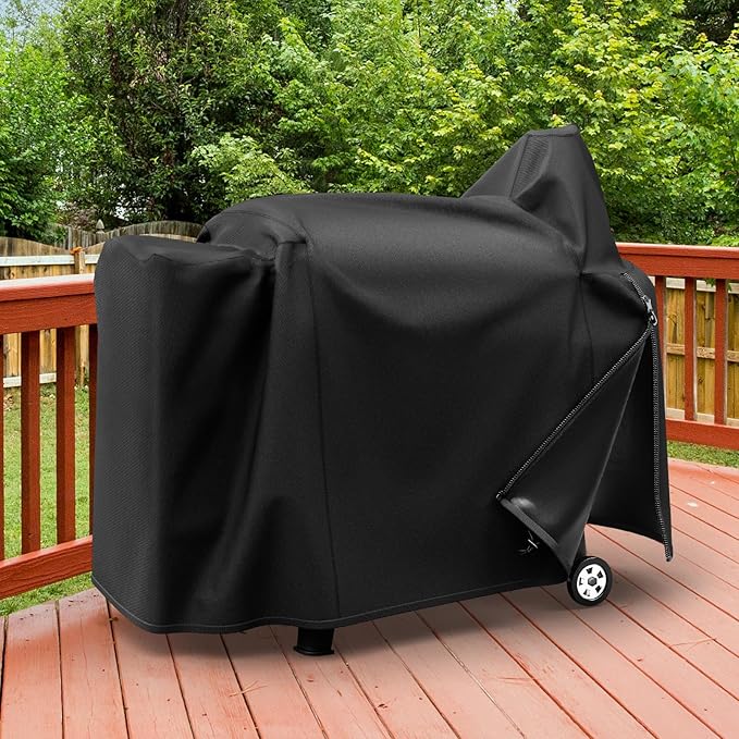 SHINESTAR Upgraded Smoker Grill Cover for Pit Boss 820/850, Wood Pellet Grills Cover for Pit Boss Pro 820/850 Series, Sportsman/Deluxe 820 Series, Waterproof & Heavy Duty, 600D