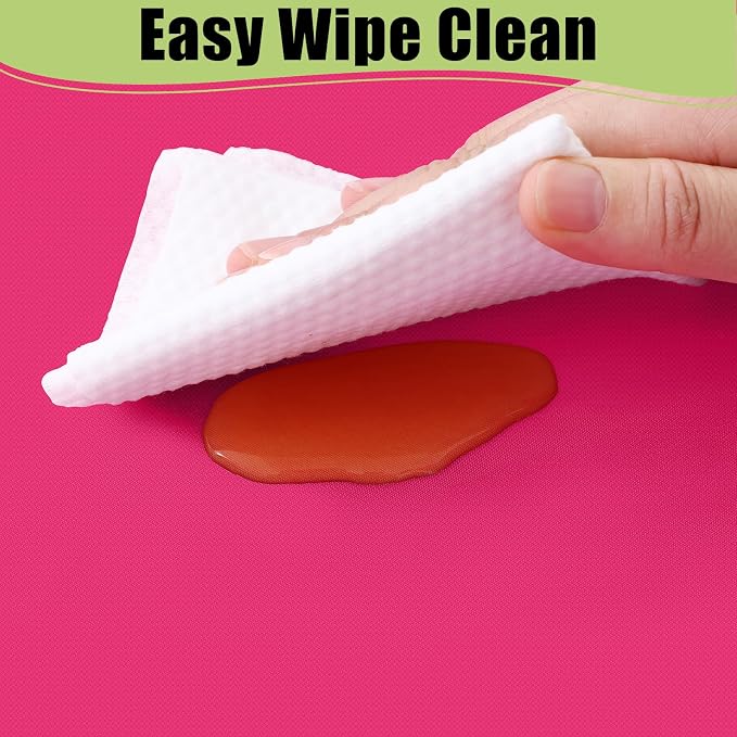 Smiry Disposable Table Cloth - 10 Pack, 54 x 108 Inch Waterproof Rectangle Tablecloths for Parties, Decorative Plastic Table Cover, Leakproof & Sturdy, Hot Pink