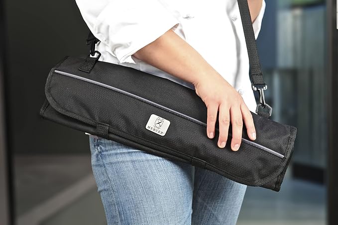Mercer Culinary 10-Pocket Knife Case , Black