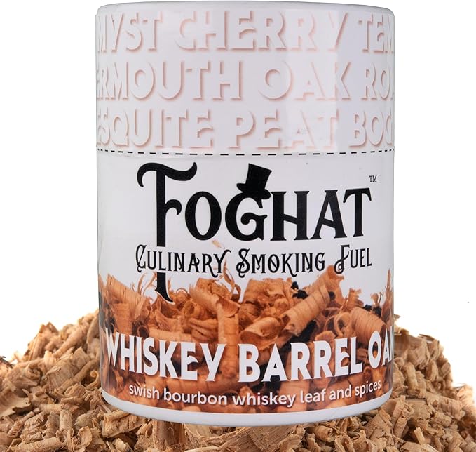 Cocktail Smoker Wood Chips - 14oz Whiskey Barrel Oak Shavings for Smoker, Bourbon & Drink Infuser Kit - All Natural, Culinary Wood Smoking Chips for Hand-held Cocktail Smoke Gun & Drink Smokers