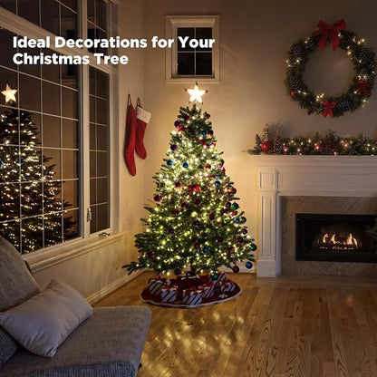WBao Long Warm White Christmas Lights Indoor Outdoor 500LED 174ft, Super Bright LED Christmas String Lights with UL Certified, 8 Light Modes, Timer, Memory & Waterproof for Trees, Patio, Party Decor
