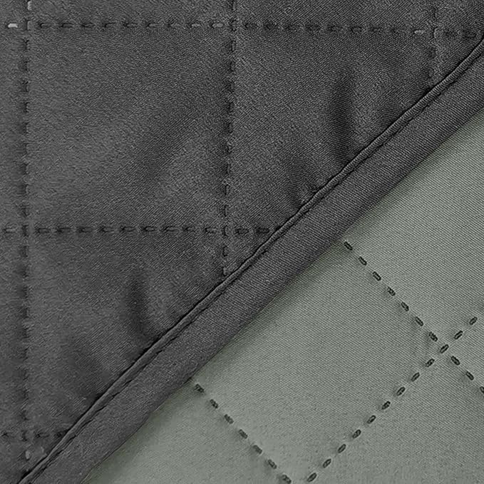 Reversible Couch Cover for 3 Cushion, Sofa, Dark Grey | Couch Cover for Sofa, Pet Friendly Water Repellent Couch Sofa Cover, Washable Furniture Protector with Elastic Straps