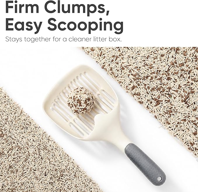 FUKUMARU Tofu Cat Litter 10.8 kg – Clumping Cat Litter, Apple Wood Pellet Mix, Dust Free and Easy to Chip, Odor Control, Can Be Discarded in the Toilet