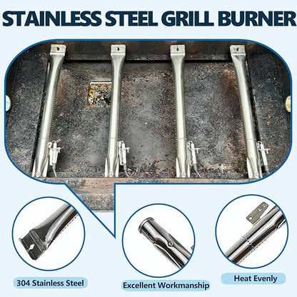 SafBbcue Replacement Parts Kit for Nexgrill 4 burner 720-0830A 720-0830H 720-0783E 720-0783C 720-0830D Parts, Kenmore 122.33492410 122.33492411, Master Forge 1010037, BHG 720-0783W Replacement Parts