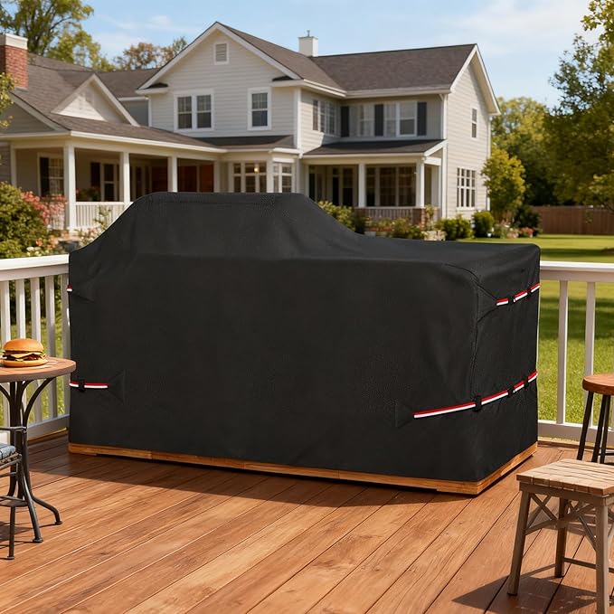 86 Inch Island Grill Cover - 600D Heavy Duty Waterproof All Weather Protection Extra Large Grill Covers,Island with Left/Right Grill Head,Grill Cover for Outdoor Grill,BBQ Cover