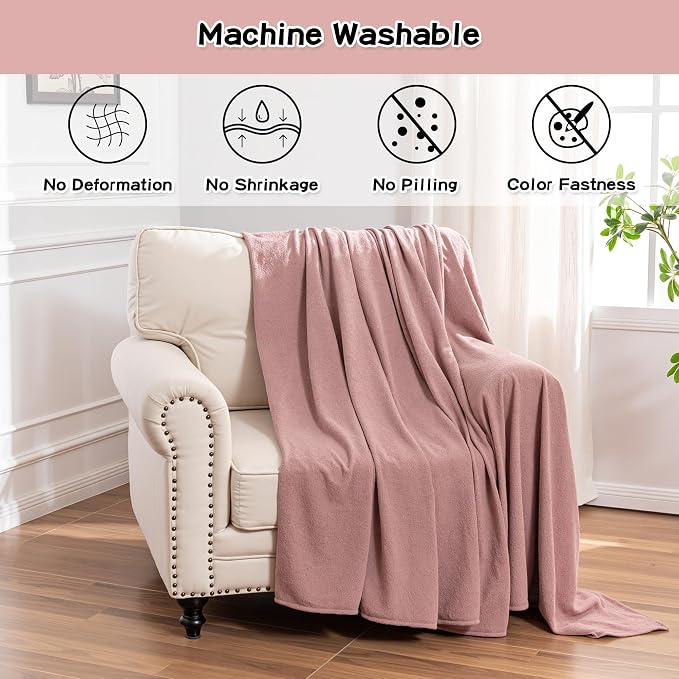 MEETSKY Chair Cover Cat Scratch Proof Recliner Chair Covers, Oversized Armchair Sofa Covers Washable Sofa Slipcover for Single Couch, Soft Small Couch Slipcover for Pets Dogs, 71" x 91", Pink