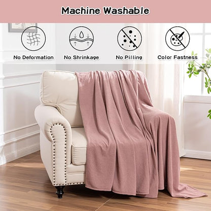 MEETSKY Chair Cover Cat Scratch Proof Recliner Chair Covers, Oversized Armchair Sofa Covers Washable Sofa Slipcover for Single Couch, Soft Small Couch Slipcover for Pets Dogs, 71" x 91", Pink