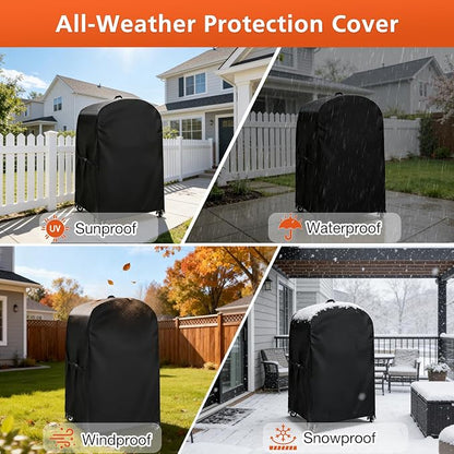 Pizza Oven Cover for Fornoteca Pizza Oven for Blackstone 16" | Outdoor Accessory Fits for Blackstone 16" Gas Propane Pizza Ovens, Waterproof Heavy Duty Protective Cover - 30x20 x50 Inch