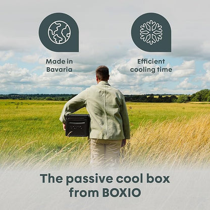 BOXIO - Cool: travel fridge for camping without electricity - perfect refrigerator with different temperature zones thanks to BOXIO cooling cartridges - thermal box for optimal cooling and maintenance