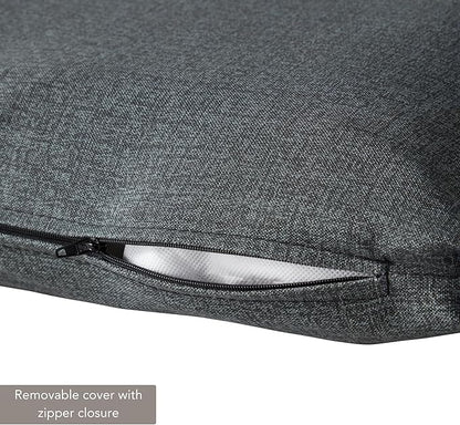 Outdoor Reversible Chaise Lounge Chair Cushion, Graphite