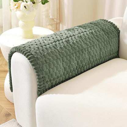 OstepDecor Couch Cover for Dogs, Washable Non Slip Sofa Cover for Pets | Soft Couch Covers for Sofa, Loveseat and Sectional, Furniture Protector Against Pet Hair & Dirt (20" x 24", Green)
