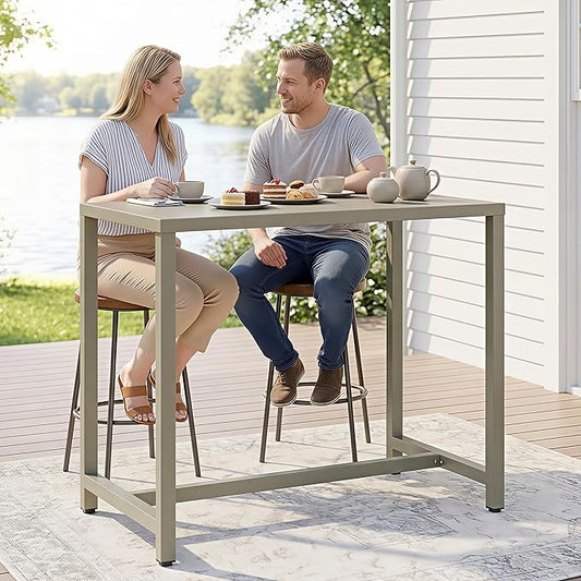 Wisteria Lane Outdoor Prep Table, Aluminum Modular Outdoor Kitchen, All Weather Kitchen Island with Ample Storage & Food Preparation Space for Patio BBQ, Backyard, Porch