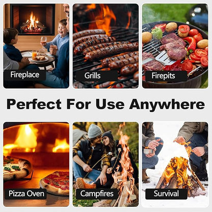 216 Natural Fire Starter - for fireplaces, Camping Campfires, Pizza ovens, fire pits, and Grills. This Product Does not Contain self-Heating Capabilities and Requires an External igni