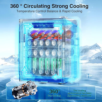 Kismile Mini Refrigerator Beverage Cooler 48L Fridge Glass Door for 18 Bottle 68 Can,1.7 Cu.Ft Drink Fridge with Stainless Steel Outer Frame,Electronic Temperature Control for Home/Bar/Office 40-61℉