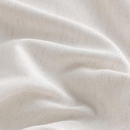 Cream Tablecloth for Rectangle Table Linen Cotton Blend Burlap Kitchen Dining Oblong Table Covers County Neutral Decoration Ivory Daily Use Picnic Holiday 8ft 60x84 Inch