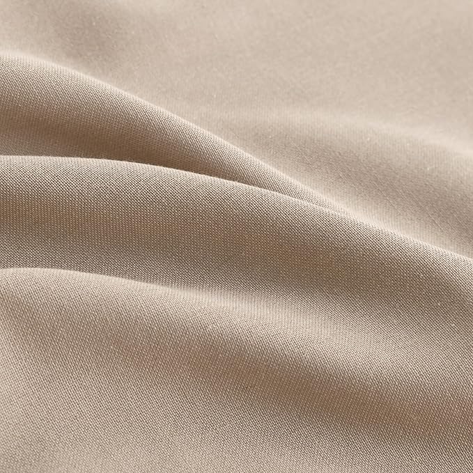 Beige Linen Table Cloth Square Tablecloth Dining Table Cover Linen Blend Washable Fade Resistant Wipeable Kitchen Dining Room Decoration Farmhouse Modern Neutral Fabric Tablecloths 60x60 Inch 5ft