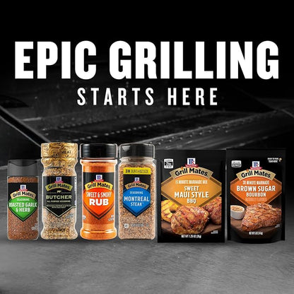 McCormick Grill Mates Marinade Mix, Hawaiian Style BBQ, Tropical Hawaiian-Inspired, 15 Minute Marinade for Chicken, Pork, and Seafood, 1.25 oz (Pack of 12)