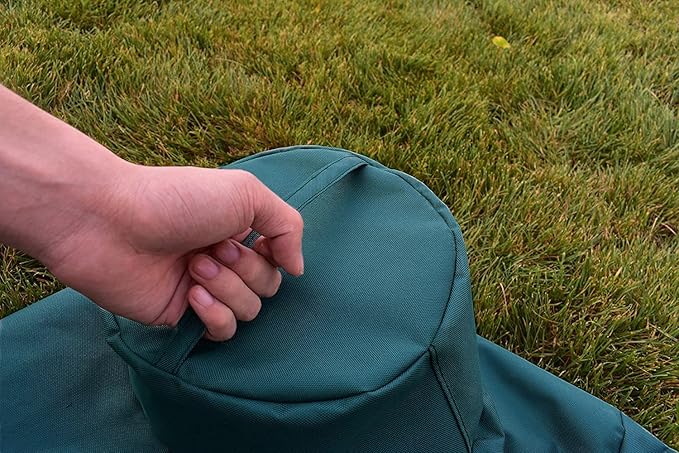 Mini Lustrous Grill Cover Compatible with Medium Big Green Egg Grill, Ceramic Grill Outdoor Cover with Durable and Waterproof Fabric, 26" Dia (Medium)
