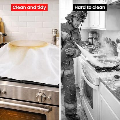 Fire Blanket for Home and Kitchen,40" x 40",4 Pack,Emergency Fire Blanket
