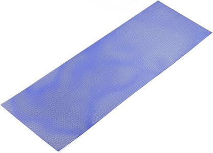 AggAuto Universal 40"x13" Car Grill Mesh 3x6mm Rhombic Hole Blue | Aluminum Alloy Automotive Grille Insert Bumper, One of the Most Multifunctional Shape Grids 100x33cm