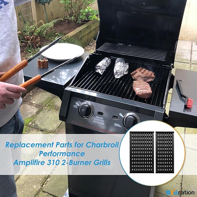 17" Grill Grate for Charbroil Performance Amplifire 2 Burner 463655621 463655021 463655421, G327-1100-W1 G327-1000-W1 T180 & T120 Grill Emitter Grate for Charbroil Grill Replacement Parts