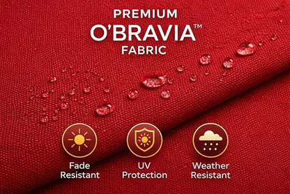 Treasure Garden Octagonal 9 ft Patio Umbrella - Outdoor Furniture Table Umbrella – Push-Button Tilt – Bronze Aluminum Frame (Obravia2, Lemon)