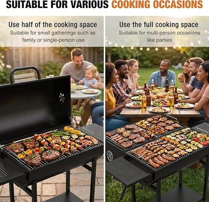 Extra Large Charcoal Grill for Outdoor Cooking