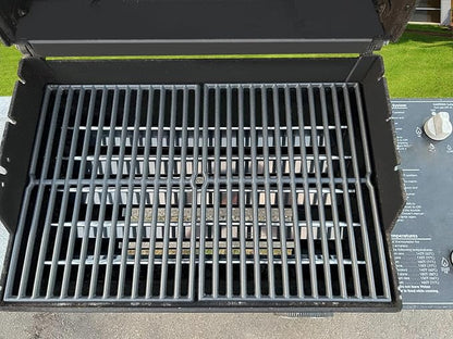 Leship 15 inch Grill Grates Replacement for Weber 7522 Spirit E/S 200 E/S210 Spirit 500 Genesis Silver A, Cast Iron Cooking Grid for 7523 7521 65904 65905 (15 x 11 1/4) 2PCS
