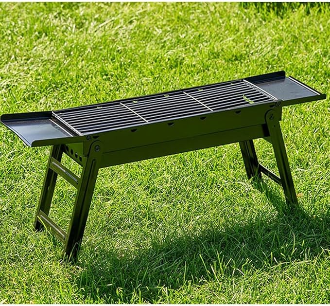 Portable Charcoal Grill Small Barbecue Grill, Folding BBQ Grill Compact Grill For Outdoor Cooking