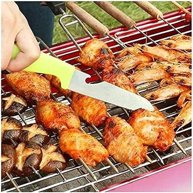 Barbecue Charcoal Grill Grill Outdoor Barbecue Grill Stainless Steel Charcoal Picnic Barbecue Camping Backyard Charcoal BBQ Grill