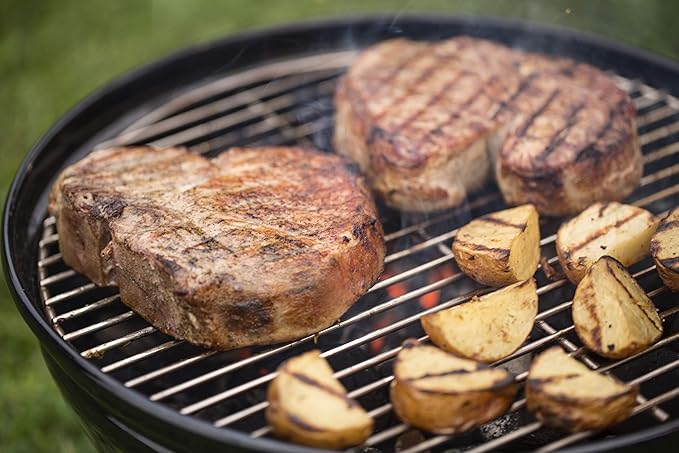 Weber Smokey Joe Charcoal Barbecue/Portable Design, Porcelain-Enamelled Lid & Bowl, 37 cm Cooking Surface, Black