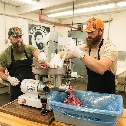 Bearded Butchers Hickory Smoke Flavor Powder, 3oz Case of 12 Packs – Natural Wood Fired Smoke Flavor for Sausage, Jerky, and DIY Meat Processing – Season Up to 25 lbs of Meat per Pack