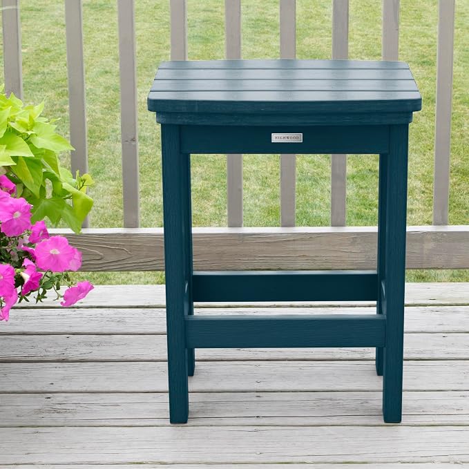 highwood Lehigh 6pc Counter Height Balcony Dining Set, Nantucket Blue