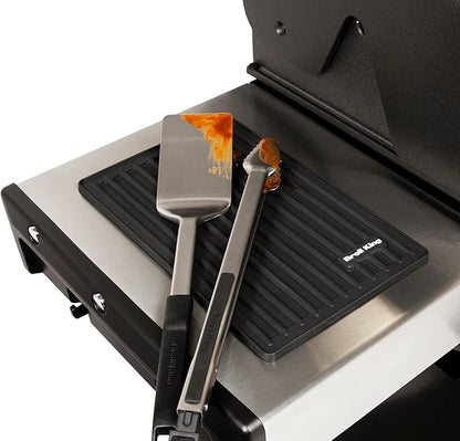 Broil King 60008 Silicone Side Shelf Mat, Magnetic Design Crown Pellet, Black
