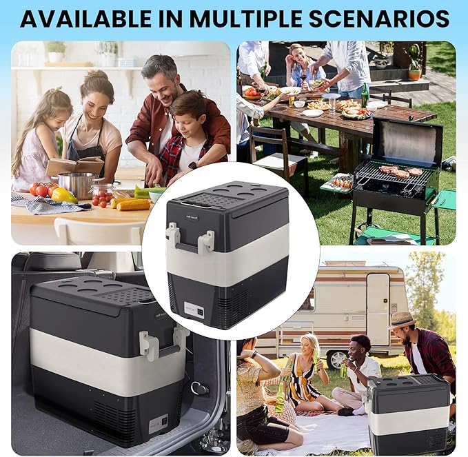 GAOMON sYfYkvcj2MYuJMato5g4DAf0c 7GI5FSAXVY3 Electric Cooler, Grey