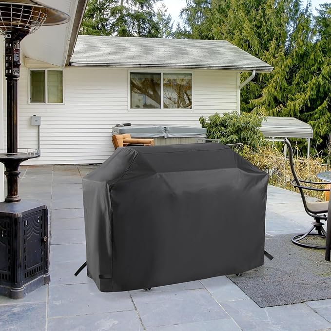 Grill Cover for Monument Grills Mesa 400M and Mesa 300, 53 Inch for 35000, 36000, Heavy Duty & Waterproof, Outdoor Barbecue Cover