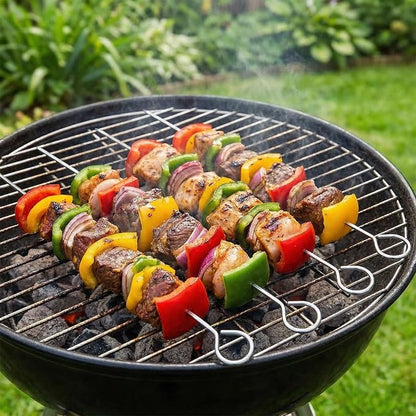 9-Piece BBQ Grill Tool Set, Stainless Steel with Storage Bag | Nine piece set of stainless steel grill tools. Very suitable for camping, backyard gatherings, outdoor barbecues