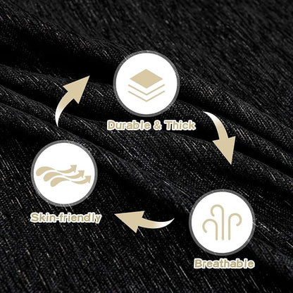 MYSKY HOME Black Couch Covers, Couch Cover 2 Cushion Sofa Pet Couch Cover for Sofa, Sectional Couch Covers L Shape Throw Sofa Cover, Soft Washable Pets Covers for 2 Cushion, 71"x118", Black