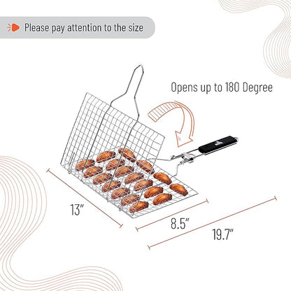 UNCO Stainless Steel Fish & Vegetable Grill Basket