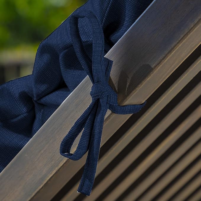 Arden Outdoor Chaise Cushion, 21 in x 72 in, Weather-Proof, Rain-Proof, Fade Resistant Patio Cushion for Chaise Lounger Sapphire Blue Leala | Lounge Cushion, Weather-Proof, Rain-Proof, Fade Resistant for Chaise Lounger, Mold and Mildew Resistant