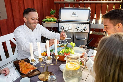 Broil King 875944 Baron S 490 Pro IR, Liquid Propane (LP), Stainless Steel, Black